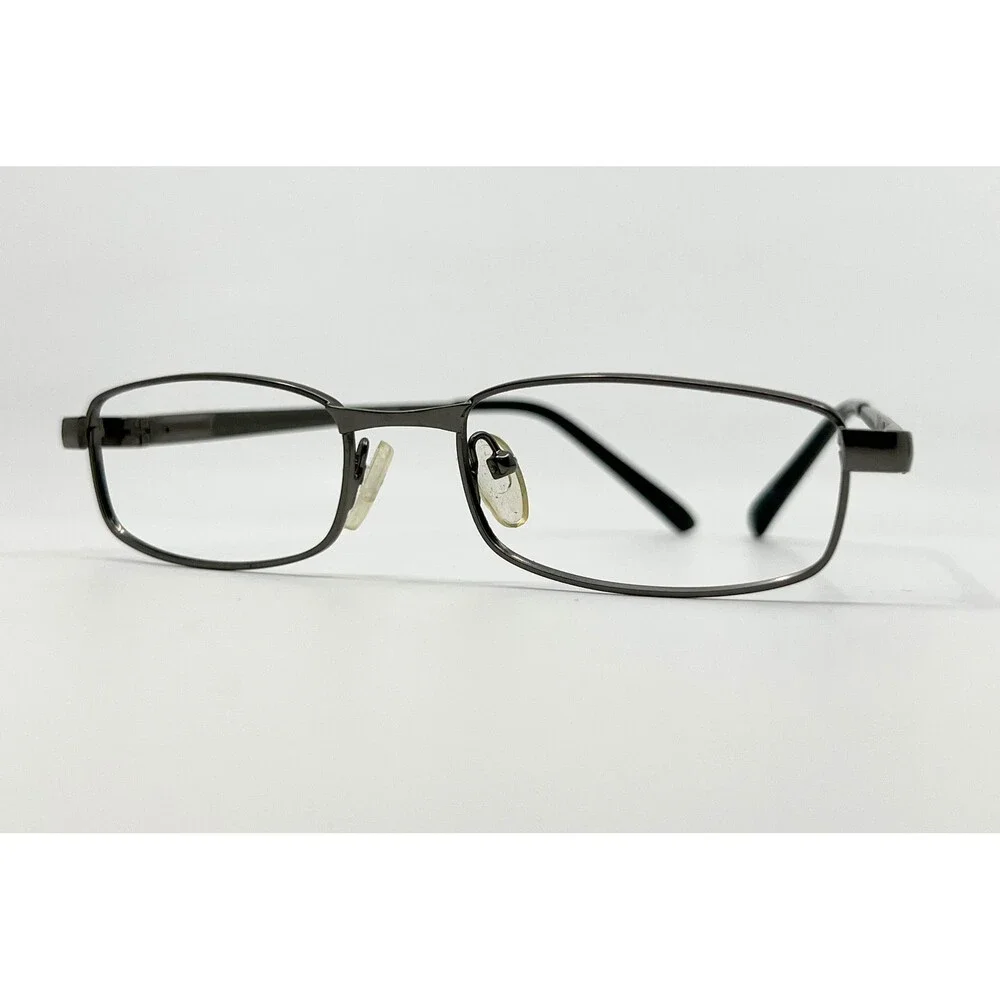 Tempo Eyeglasses Frames Mens Gunmetal Rectangular MM9018 GM 50-17-145